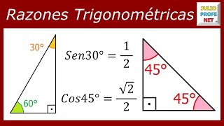 RAZONES TRIGONOMÉTRICAS DE 30° 45° Y 60° DEMOSTRACIÓN [upl. by Leeanne]