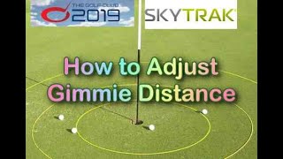 TGC 2019  Skytrak  Adjusting Your Gimmie  On the Green Distances [upl. by Eenar]