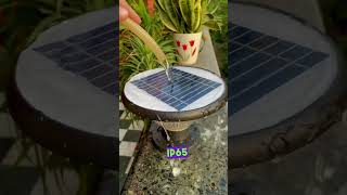 Solar Garden Light 💡  Solar Bollard Light For Garden [upl. by Rikki]