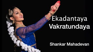 Ekadantaya Vakratundaya Song By Shankar Mahadevan Riya Vasa [upl. by Erret225]