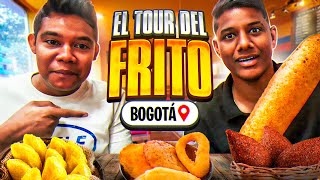 El TOUR del FRITO en BOGOTA🤤🥟  DÍMELO NEGRITOW [upl. by Hairaza]