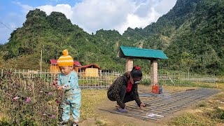 Single Mom  Changing And Making Solid Farm Fences With Iron  Building Farming diy farming [upl. by Faustena]