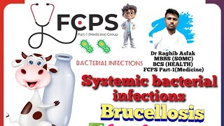 ✅ Systematic bacterial infections Brucellosis by Dr Raghib AsfakAdmin of FCPS P1MedicineGroup [upl. by Notnirt]