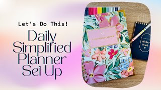 20232024 Simplified Planner Daily Set Up [upl. by Anas]