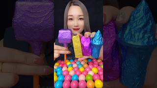 ASMR ‎AsmrWD 신기한물먹방 candy eat lips 물먹방아이스크림 575 [upl. by Christianity430]