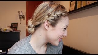 Tuto Coiffure Cheveux Attaches  Parfait quand il pleut [upl. by Hemingway965]