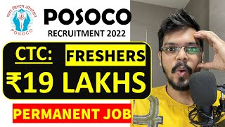 POSOCO Recruitment 2022 Freshers CTC ₹19 Lakhs Permanent Job Latest Jobs 2022 [upl. by Souza820]