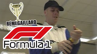 FORMULA ONE PODIUM REMI GAILLARD 🍾 [upl. by Saideman621]