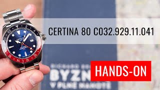 HANDSON Certina DS Action Automatic GMT Powermatic 80 C0329291104100 [upl. by Meurer]