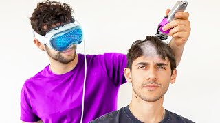 Cutting Hair With The Apple Vision Pro [upl. by Callery463]