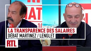 Aimeriezvous savoir combien gagne vos collègues  Débat François Lenglet face à Philippe Martinez [upl. by Ellie]