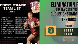 Recorded 2024 Elim Firsts  Roosters v Lions [upl. by Anagnos809]