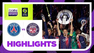 PSG 13 Toulouse  Ligue 1 2324 Match Highlights [upl. by Nairod]