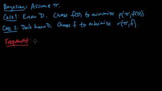 ML 114 Choosing a decision rule  Bayesian and frequentist [upl. by Ynnelg]