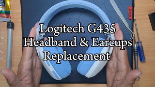 Logitech G435 Headband amp Earcups Replacement [upl. by Tocci]