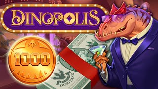 DINOPOLIS  1000x COIN BASE GAME [upl. by Hertzfeld]