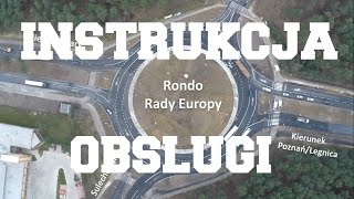 Instrukcja obsługi nowych rond na Trasie Północnej w Zielonej Górze rondo turbinowe [upl. by Pellegrini]