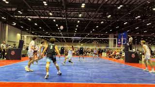 AAU Boys Volleyball Nationals June 30 2024 Wave 16Taylor [upl. by Yren]