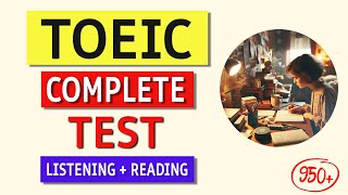 TOEIC Listening amp Reading Practice Test 2024 with Answers  Boost Your Score [upl. by Oloap694]