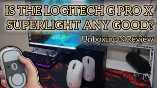 Logitech G Pro X Superlight Unboxing And ReviewShould You Buy It In 2024 [upl. by Dnomsaj989]