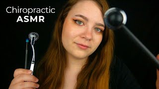 Chiropractic Assessment Reflex Sensation amp Range of Movement Testing Palpation 🌟 ASMR Roleplay [upl. by Enwahs]