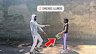 Dropping A Zip Of Fake Za In The Most Dangerous Hood In Chicago [upl. by Igig]