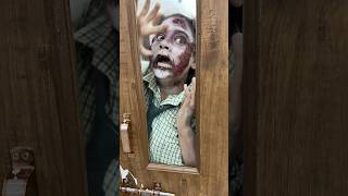 Zombie Ka Kiya Makeup🧟‍♀️🧟 sanjhalikavlog haunted horror minivlog zombie bhootiya [upl. by Amek]