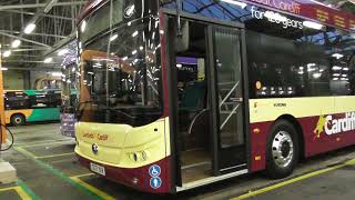 Cardiff Bus Anniversary Electric Yutong Bus [upl. by Ylicic]