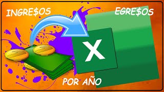 Como HACER un Control de INGRESOS y EGRESOS en EXCEL 13 [upl. by Fitzsimmons]