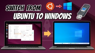 How to Switch from Ubuntu to Windows [upl. by Nosnehpets]