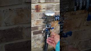 Backflow preventer device suffered freeze damage for not winterizing correctly youtubeshorts wow [upl. by Eidlog]