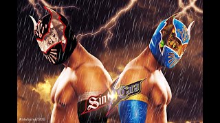 WWE 2K22 Sin Cara vs Sin Cara [upl. by Kcirdla]