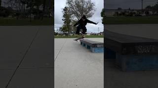 Kickflip over bench 🛹 skate skateboarding kickflip [upl. by Dreyer879]