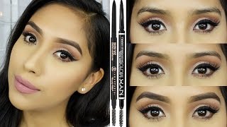 Rutina De Cejas Como Rellenar y depilar las Cejas con Hilo  Nyx Micro Pencil Vs Anastasia Brow wiz [upl. by Aglo]