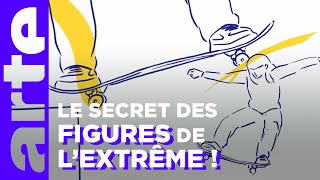 Le skateboard et l’équilibre  Culture physique  ARTE [upl. by Nuoras]