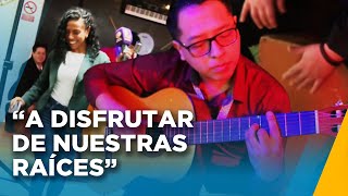 La escuela que pone ritmo color y sabor Música y tradición en el Día de la canción criolla [upl. by Nagoh]