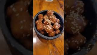 chicken popcorn with Korean saucefood comida londrinapr [upl. by Aret]