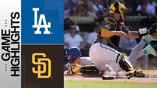 Dodgers Padres Benches Clear for no reason in heated rivalry [upl. by Anhaj]