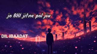 jo Bhi jitne pal jiyu unhe tere sang jiyu full song  sad song  lofi [upl. by Pfeifer]