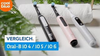 OralB iO 4 iO 5 iO 6 Zahnbürsten  Vergleich [upl. by Nevlin]