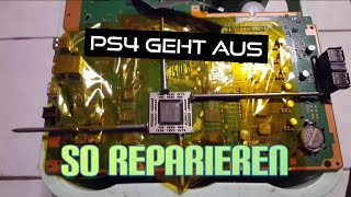 PS4 geht einfach aus so reparieren [upl. by Lynus]