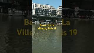 Bassin de La Villette Paris 19 youtubeshorts france paris citytravel explore اكسبلور [upl. by Lenoyl]