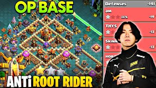 OP BASE ANTI ROOT RIDER NEW BASE LINK Town Hall 16 Legend Base With Link Anti 2 Star Th16 Base [upl. by Euqinomad422]