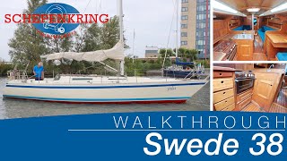 Swede 38 for sale  Yacht Walkthrough   Schepenkring Lelystad  4K [upl. by Ridley854]