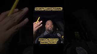 MOST IMPORTANT TOOL FOR UNARMED SECURITY GUARDS securityguard viralvideo caughtoncamara police [upl. by Nodnorb]