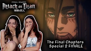 THE END 💔 Attack on Titan  The Final Chapters  Special 2 FINALE REACTION [upl. by Luigi]