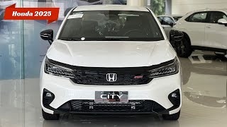 Honda City RS Sport 15 FWD  2025   Luxury Family Midsize Sedan  What’s New [upl. by Airekat]