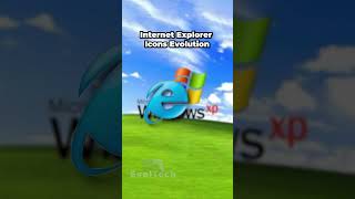 Internet Explorer Icon Evolution Windows [upl. by Annaiuq882]