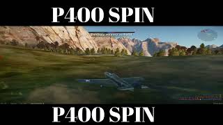 P400 spin  War Thunder [upl. by Irat286]