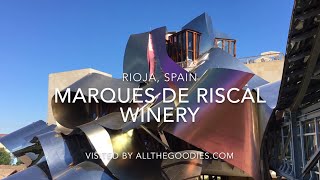 Marques de Riscal Winery Rioja Spain  allthegoodiescom [upl. by Eelak]